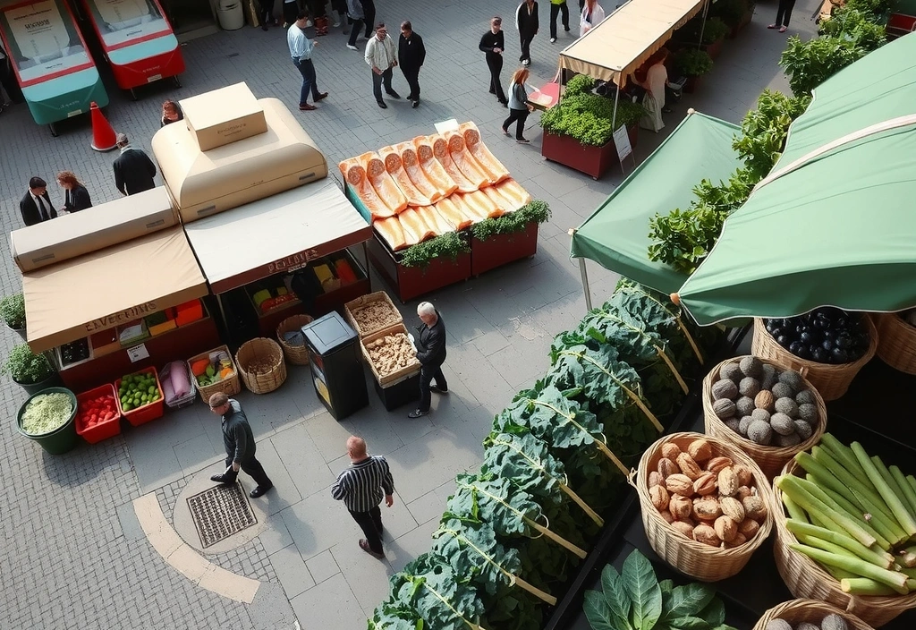 Markttreiben Stuttgart